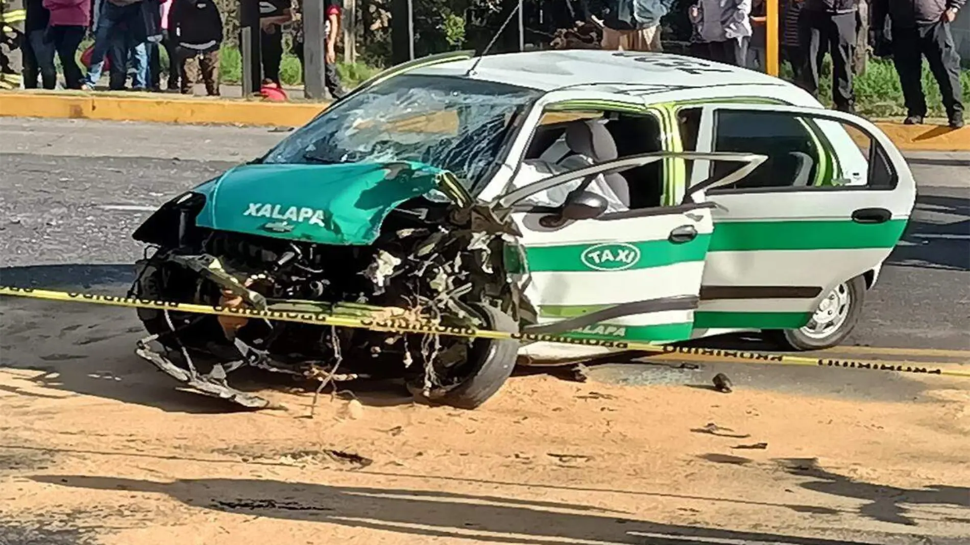 Accidente de taxista en Banderilla